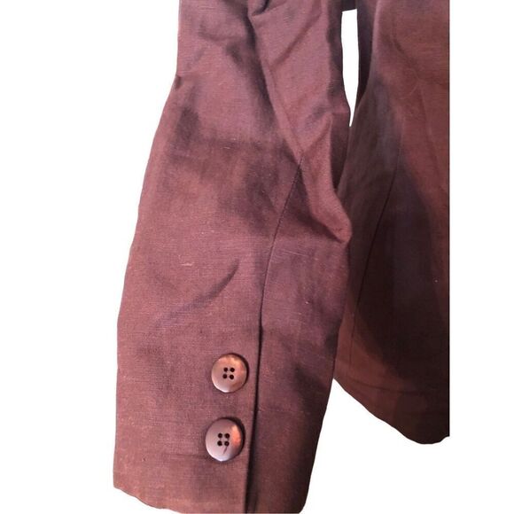 Express linen long line button front vintage 90 blazer Size 2 - Picture 7 of 13